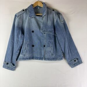 Unknown Notch Collar Double Breasted Jacket